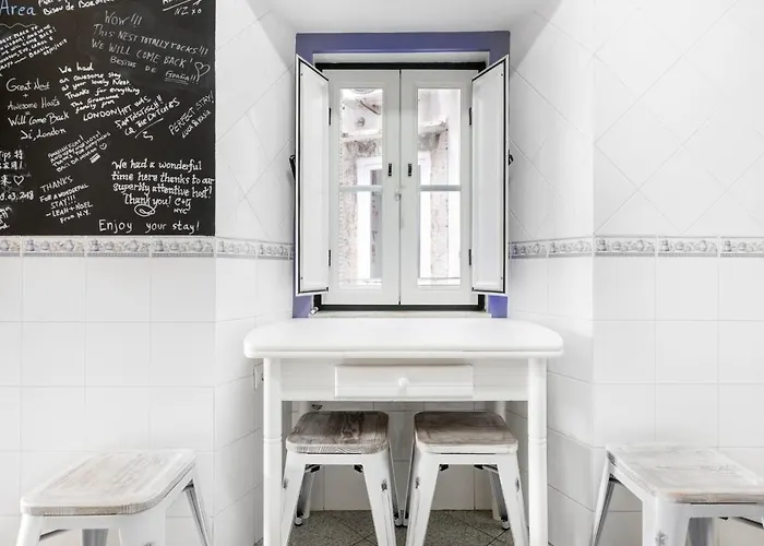 Rustic View In Baixa By River Tagus